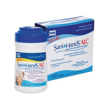Image of Sani-Hands Alcohol Gel Wipes